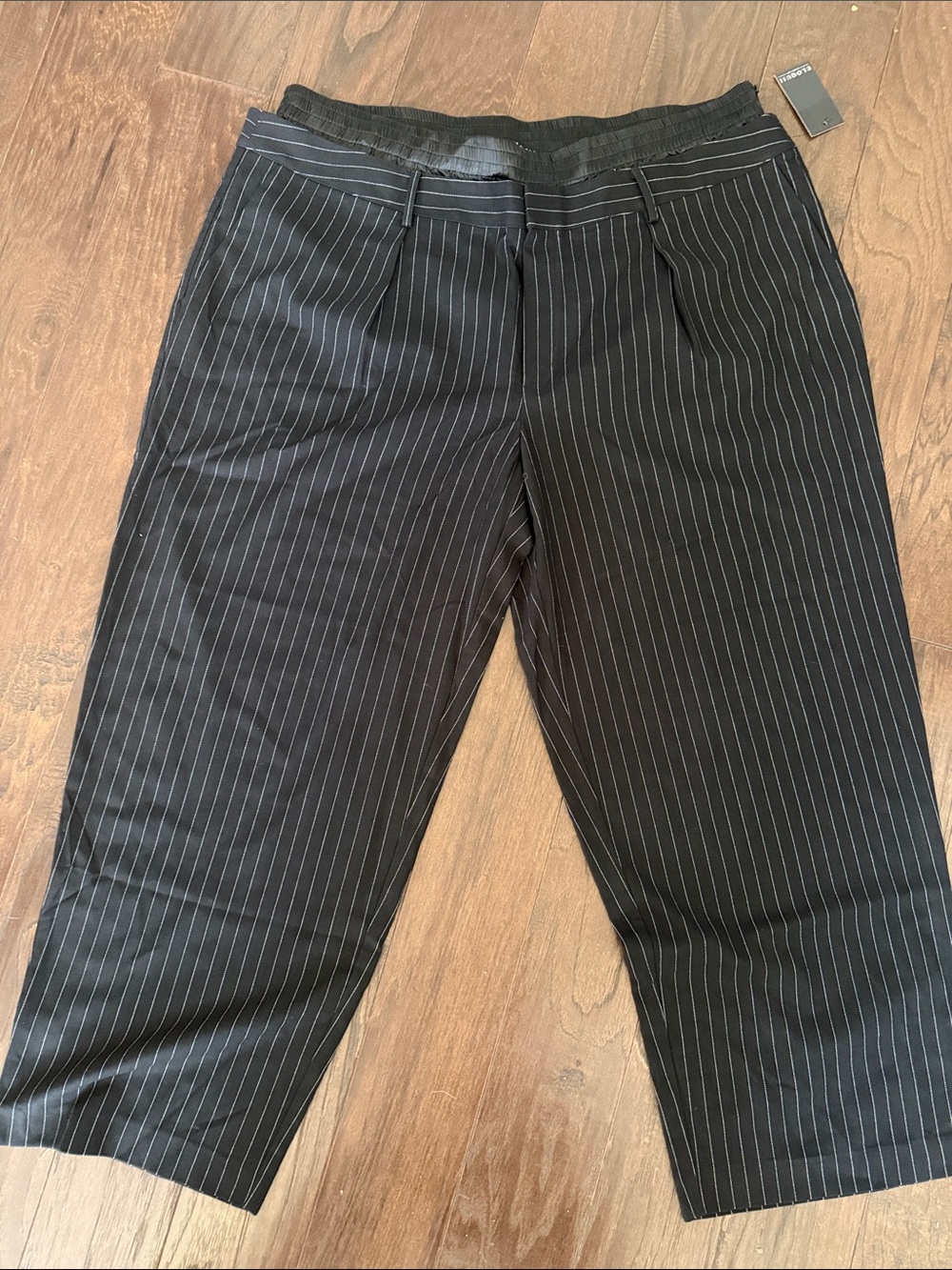 Eloquii Black Pinstripe Suit Vest and Pants Set. sz 22 - Picture 5 of 17